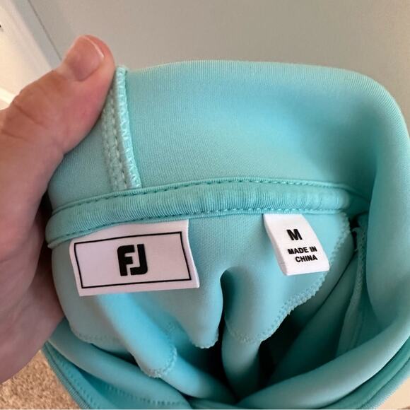 TPC Deere Run Bright Blue Hoodie Sweatshirt Scuba Material Medium Golf - Picture 11 of 11